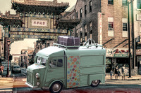 Hippie Bus in Chinatown